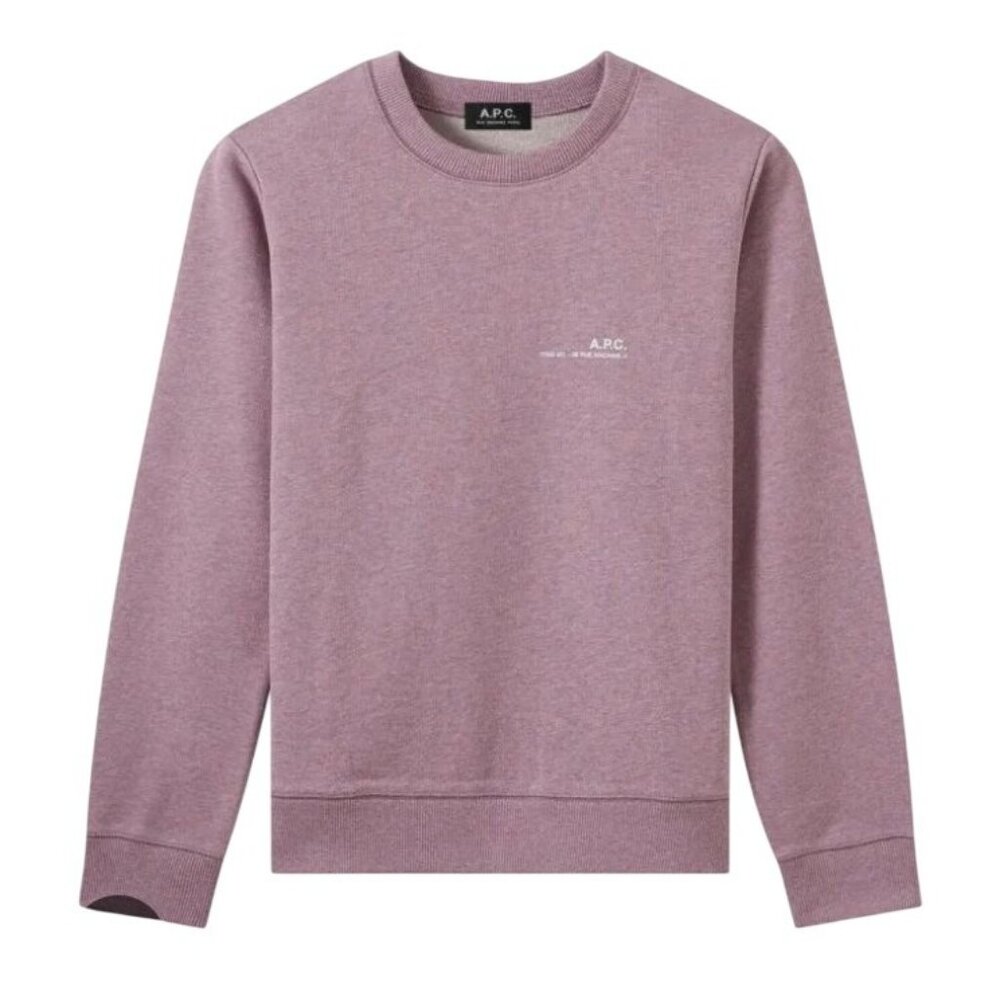 A.P.C .Label H Sweatshirt in Mauve Size‎ Small